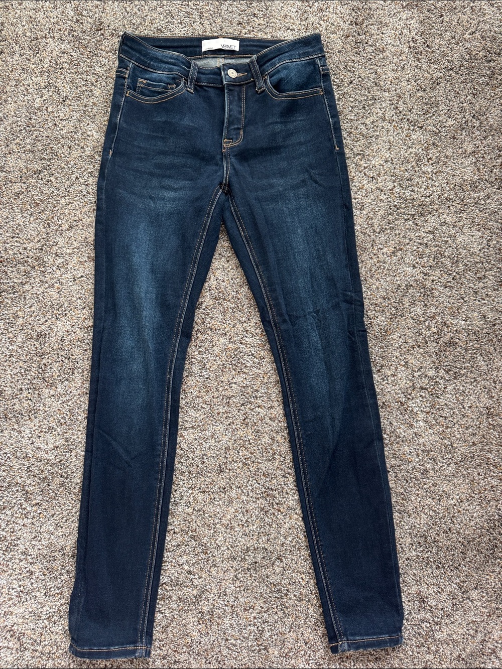 Vervet Dark Blue Skinny Jeans - Sleek Stretch Fit